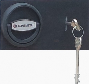 Widok szyldu szafy metalowej MS2M/A190