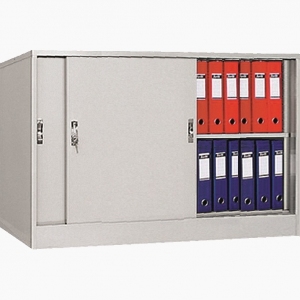 Szafa metalowa AMT 0812 z drzwiami przesuwnymi.