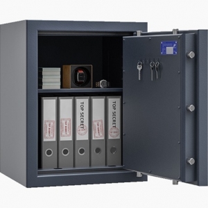 Widok wnętrza sejfu grafitowego