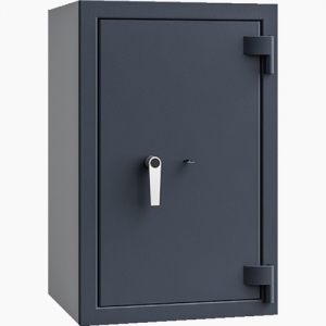Sejf Save4ever model 419103.11. Klasa antywłamaniowa III, klasa odporności ogniowej LFS 30. Grafitowy, zamykany zamkiem kluczowym.